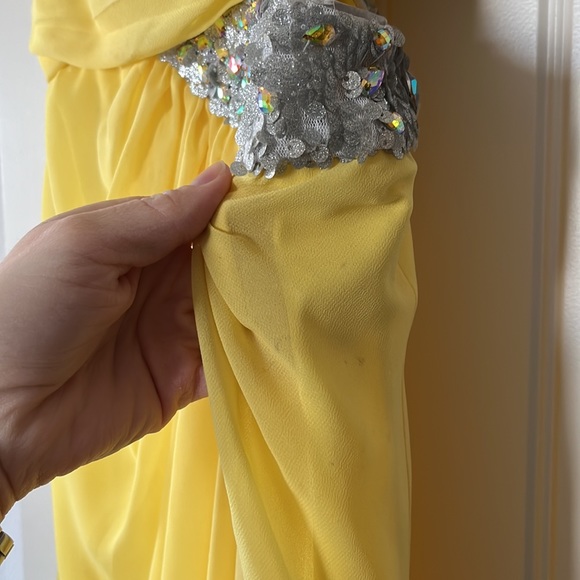 Canary Yellow Faviana Designer Dress - Picture 6 of 16